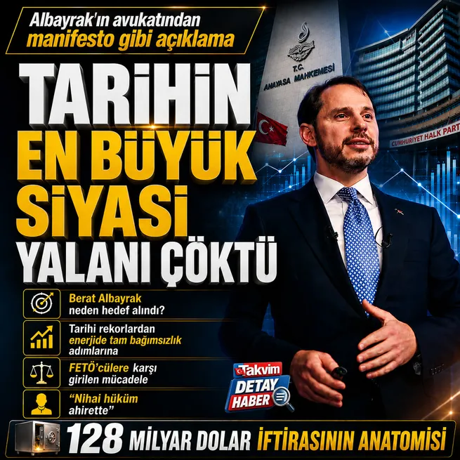 Tarihin en büyük siyasi yalanı yargıda çöktü: Berat Albayrakın avukatından manifesto gibi açıklamayla bir iftiranın otopsi raporu!