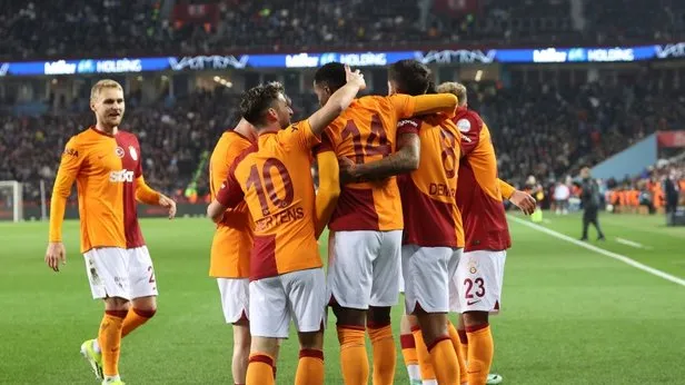 Aslan derbide kükredi! Galatasaray Trabzonsporu deplasmanda mağlup etti