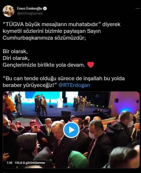 Başkan Erdoğan'dan 'TÜGVA'ya mesaj: İnşallah bu yolda beraber yürüyeceğiz-3