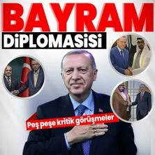 Başkan Erdoğan’dan bayram diplomasisi! Önce Şahbaz Şerif, Al Nahyan sonra da Muhammed bin Selman ile görüştü