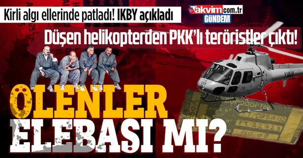 Terör örgütü PKK'nın kirli algısı elinde patladı! IKBY açıkladı: "Duhok'ta düşen helikopterde PKK'lı teröristler vardı!" | Ölenler elebaşı mı?