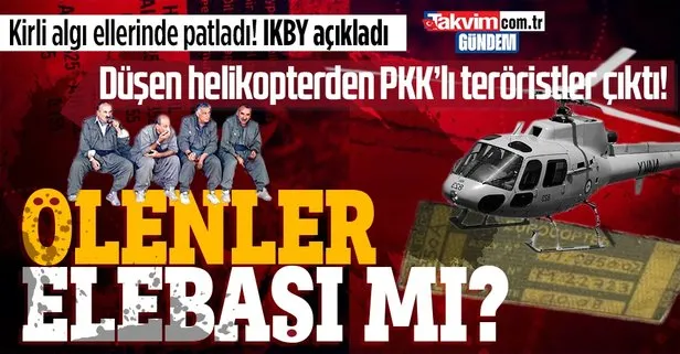 Terör örgütü PKK’nın kirli algısı elinde patladı! IKBY açıkladı: Duhok’ta düşen helikopterde PKK’lı teröristler vardı! | Ölenler elebaşı mı?