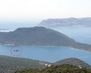 Türk fırkateyni yeniden Kaş’ta