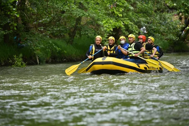 Marmara’nın ilk rafting parkuru Orhaneli’de açıldı-5