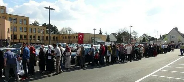 Yurt dışında yoğun katılım