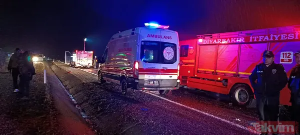 Diyarbakır - Silvan Karayolu'nda yolcu otobüsü devrildi! Çok sayıda ölü ve yaralı var - 18