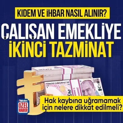 Çalışan emekliye ikinci tazminat yolu