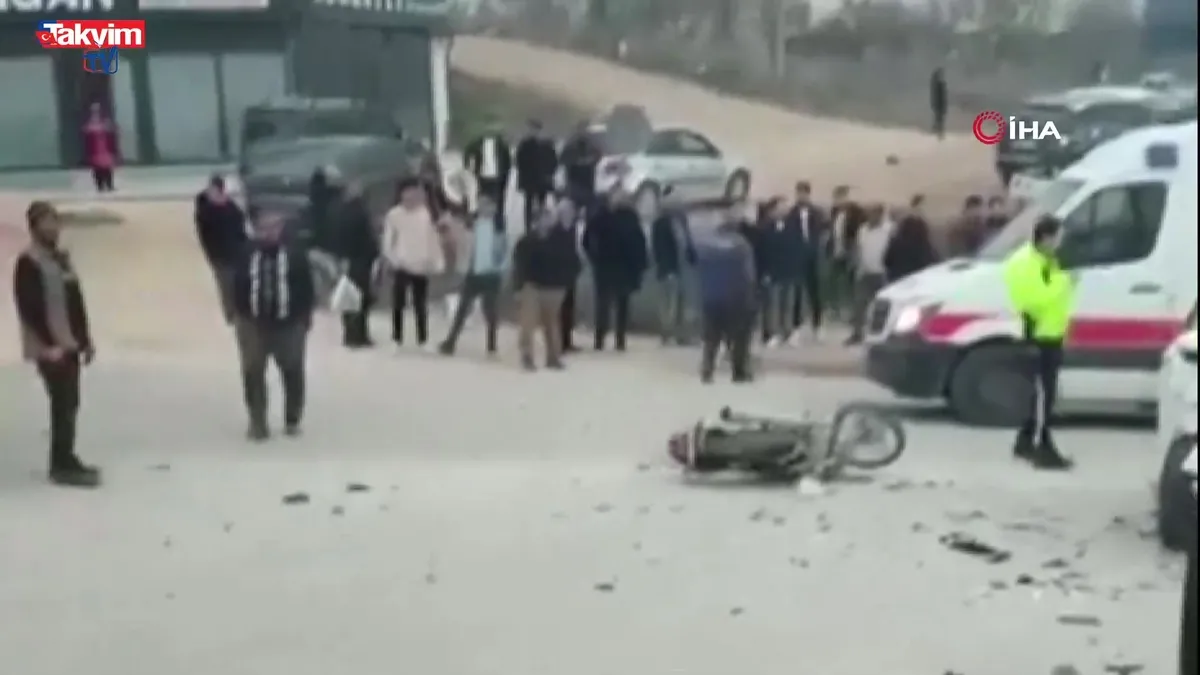 Bursa'da feci kaza : 1 ölü 1 yaralı