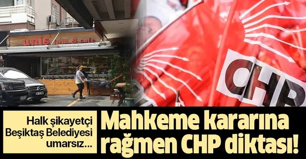 CHP’li Beşiktaş Belediyesi, karara rağmen halkın yolunu kapatan ucubeyi 7 yıldır neden yıkmıyor?