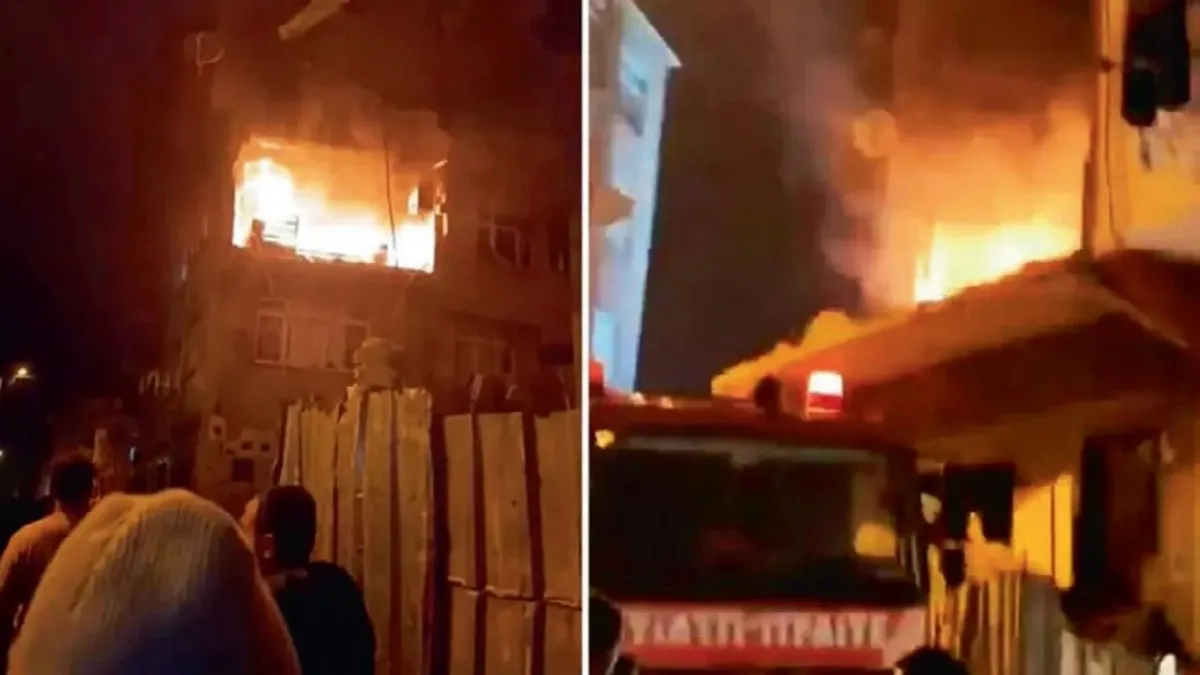 Kağıthane’de bir dairede patlama meydana geldi!
