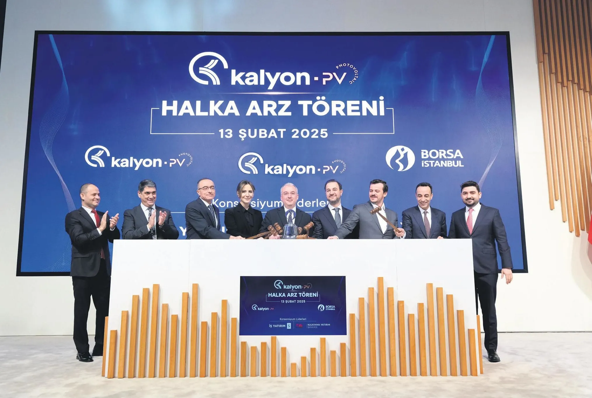 Borsada gong Kalyon PV için çaldı