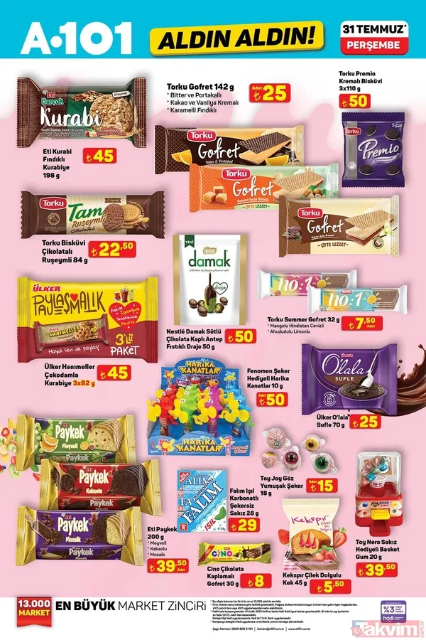 A101 7 Ağustos Perşembe kataloğu açıklandı! Bu hafta neler var? İşte tam ürün listesi ve fiyatlar - 29