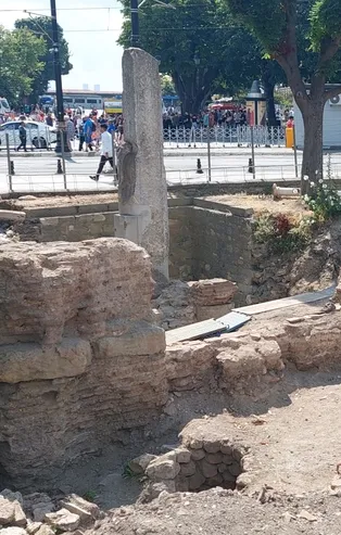 İstanbul'un göbeğinde kazdıkça tarih fışkırıyor! Osmanlı ve Bizans'tan kalma...