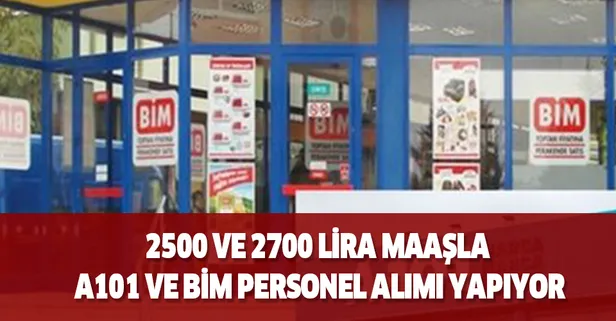 İŞKUR üzerinden A101 ve BİM personel alımı açıklaması yapıldı