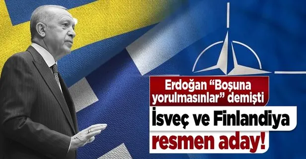 Finlandiya ve İsveç resmen NATO’ya başvurdu