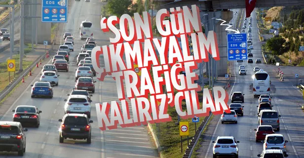 9 günlük bayram tatili dönüşleri başladı!