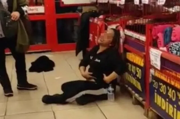 Market hırsızları suçüstü yakalanınca ortalığı birbirine kattı! Hamileyim yalanıyla tehditler savurdular