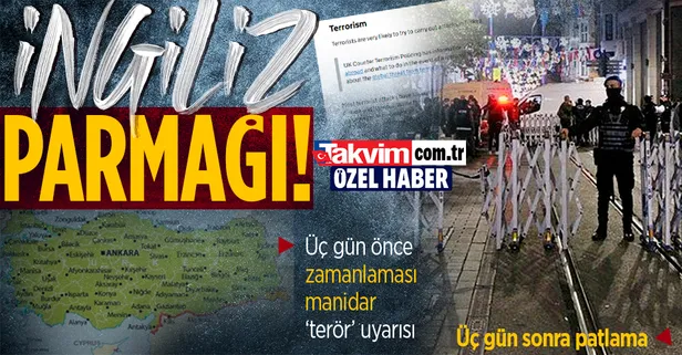 İngiltere'nin zamanlaması manidar 'terör' uyarısı sonrası İstiklal'de bombalı saldırı! Akıllarda "Londra'nın parmağı mı var?" sorusu