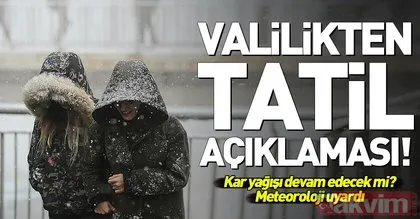 Meteoroloji’den kuvvetli yağış uyarısı! İstanbul’da okullar tatil olacak mı? 13 Aralık 2018 Perşembe hava durumu