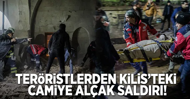 Teröristlerden camiye alçak saldırı!