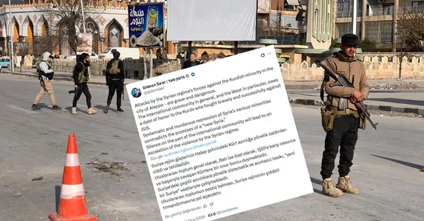 İsrail, operasyon yiyen SDG'ye desteğe koştu! Gideon Saar'dan Batı'ya skandal çağrı