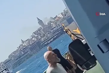 Galata'da 5 katlı bir otelde yangın!
