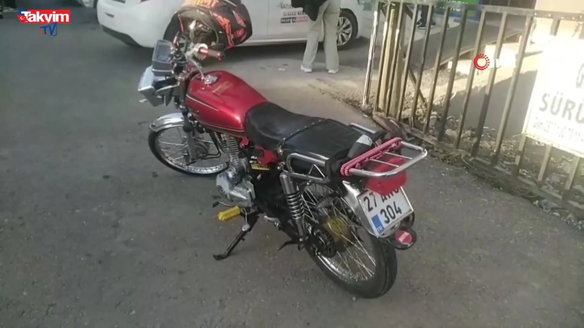 Gaziantep’te motosiklet kazası: 1 yaralı