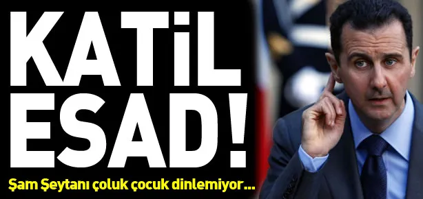 Katil Esad çocuk vurdu