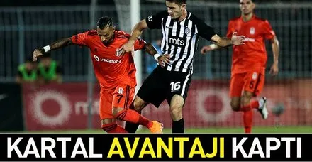 Kartal avantajı kaptı! (MS: Partizan 1-1 Beşiktaş)