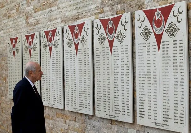MHP Genel Başkanı Bahçeli Ülkücü Şehitler Anıtı'nı ziyaret etti-2