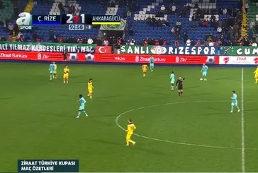 Rizespor 2-1 Ankaragücü (Geniş Özet)