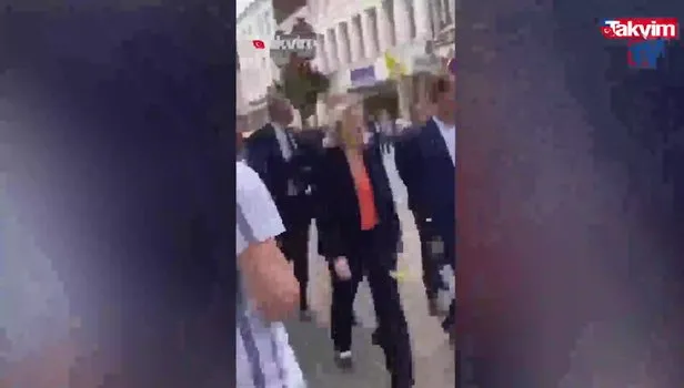 Fransa'da aşırı sağcı Marine Le Pen'e yumurtalı saldırı