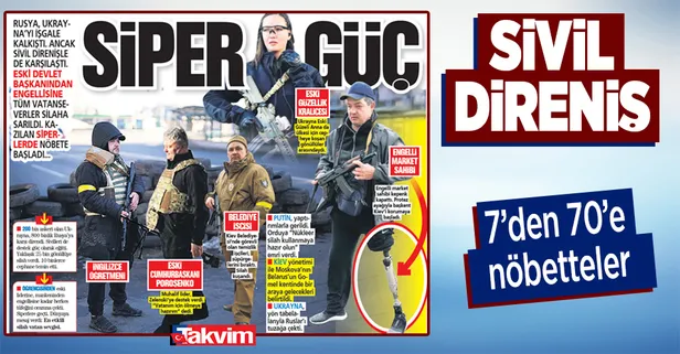 200 bin askeri olan Ukrayna, 800 binlik Rusya'ya karşı direndi: 7'den 70'e herkes süperlere geçti