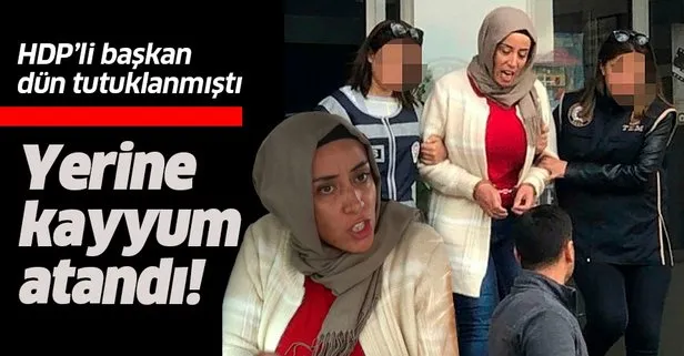 Tutuklanan HDP’li başkanın yerine kayyum atandı
