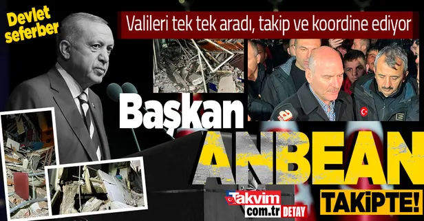 Devletin tüm kurumları seferber! Başkan Recep Tayyip Erdoğan Gölyaka'daki 5.9'luk depremi takip ve koordine ediyor: Kızılay'a talimat