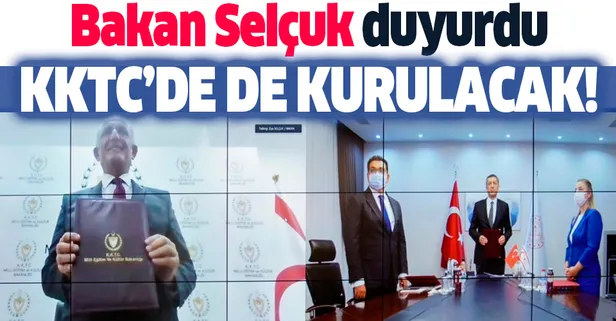 Milli Eğitim Bakanı Ziya Selçuk açıkladı: EBA sistemlerimiz KKTC'de de kurulacak