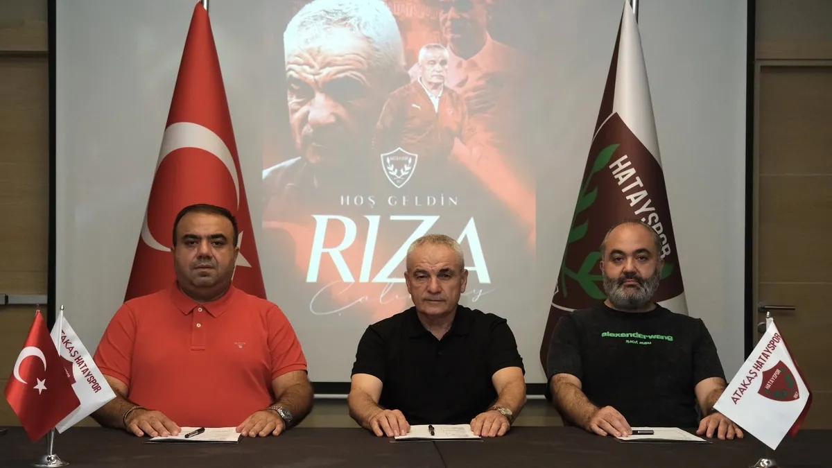 Rıza Çalımbay Hatayspor'da