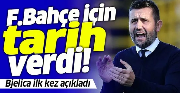Son dakika Fenerbahçe haberleri | Nenad Bjelica Fenerbahçe’yi açıkladı: Haziran ayında...