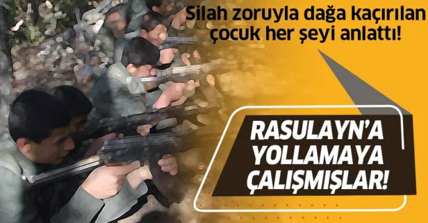 İşte PKK gerçeği! Silah zoruyla YPG/PKK'ya katılan 14 yaşındaki Şabo örgütten kaçışını anlattı
