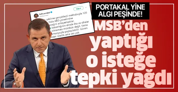 Portakal yine algı peşinde! Milli Savunma Bakanlığından yaptığı isteğe vatandaşlardan tepki yağdı…