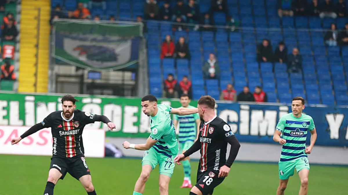 Evinde fire vermedi! Çaykur Rizespor - Gaziantep FK: 2-0 | MAÇ SONUCU