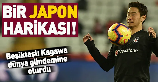 Beşiktaş'ın Japon yıldızı Shinji Kagawa performansı ile dünya gündemine oturdu