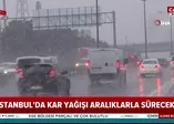 İstanbul'da kar yağışı başladı!