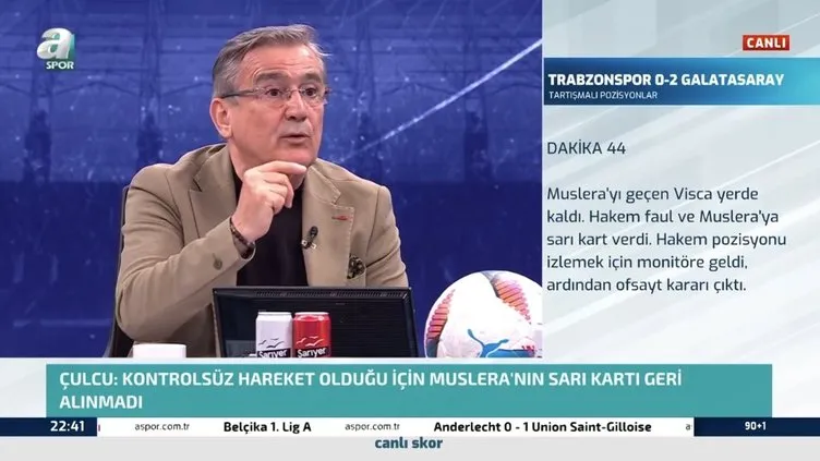 Trabzonspor - Galatasaray maçında kritik pozisyon! Çizgi yanlış mı? Mustafa Çulcu yorumladı