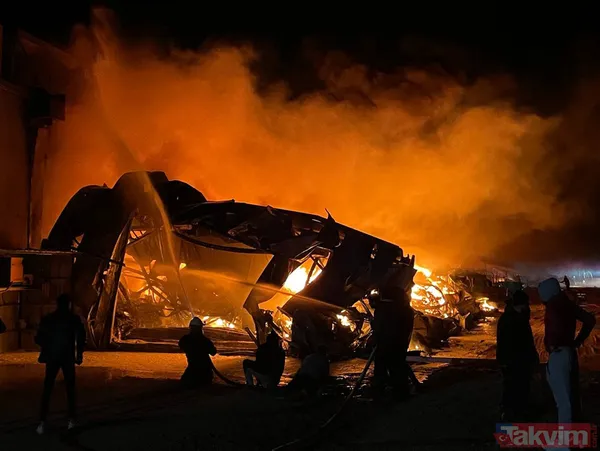 Alev alev! Düzce'de mobilya fabrikasında yangın... - 11