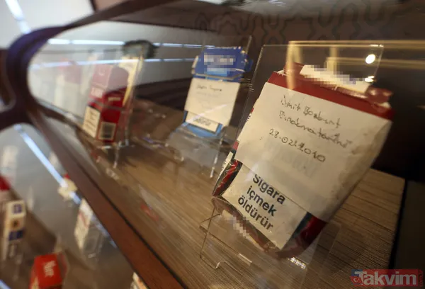 Başkan Recep Tayyip Erdoğan'ın sigarayla mücadele kapsamında topladığı sigara paketleri Cumhurbaşkanlığı Külliyesi'nde sergileniyor - 32