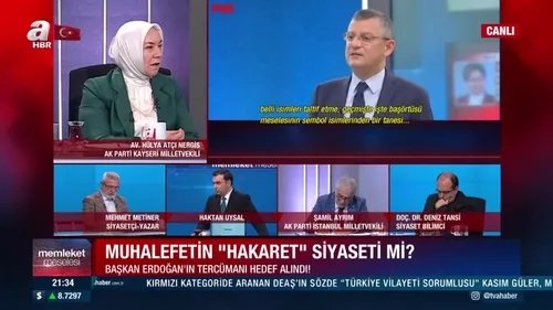 AK Parti Kayseri Milletvekili Av. Hülya Atçı’dan CHP’li Özgür Özel’in açıklamalarına sert tepki
