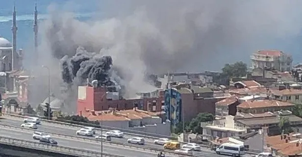 SON DAKİKA: İstanbul Ortaköy'de otel yangını