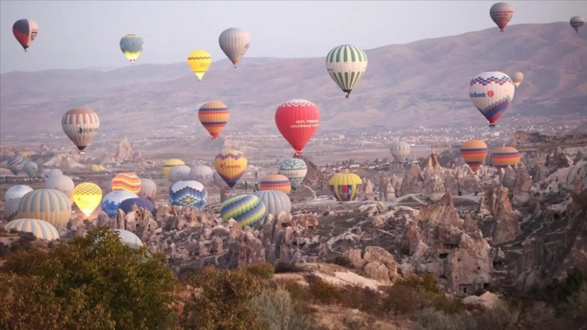 Kapadokya zengin turist çekiyor! 1.5 milyon ziyaretçi kişi başı 1.500 dolar harcadı