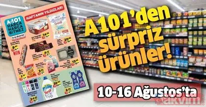 A101’de Haftanın Yıldızları sürprizlerle dolu! 10-16 Ağustos 2019 A101 aktüel ürünler kataloğu indirimleri